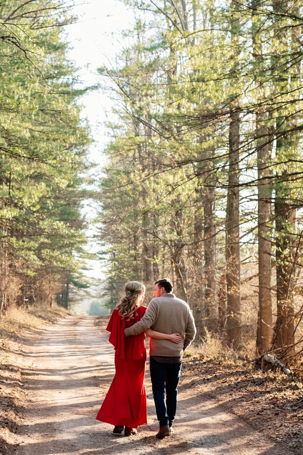 Engagement Session in the Woods