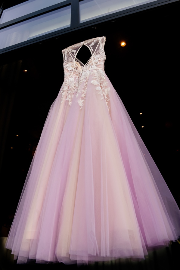 Hayley Paige Blush Wedding gown