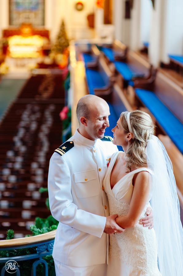 Winter Naval Academy Wedding