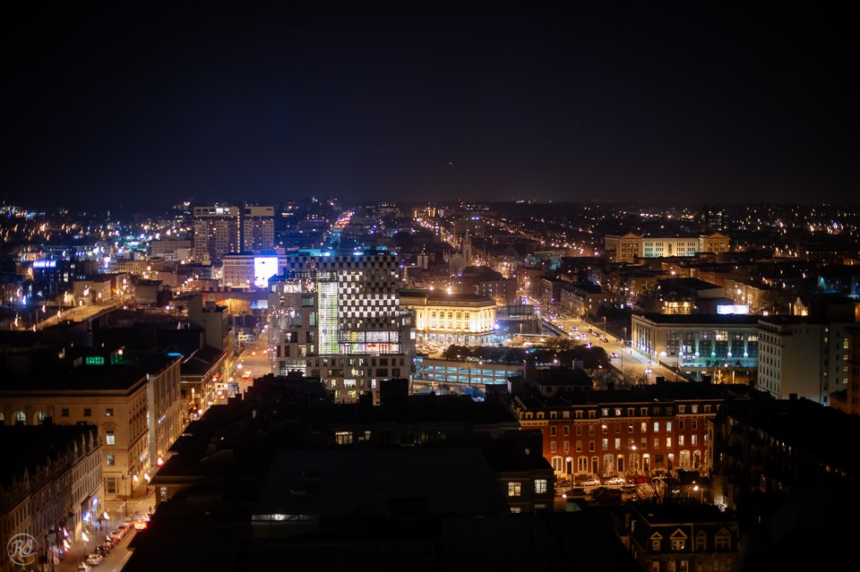 Baltimore City Nighttime skyline