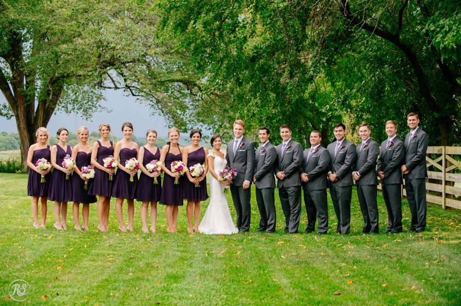 great looking wedding party