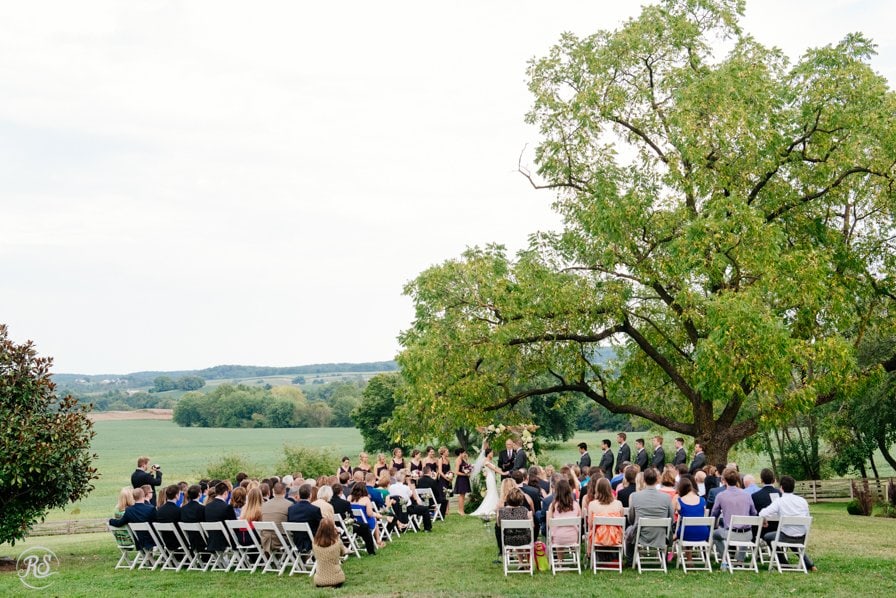 Wedding Ceremony under a tree