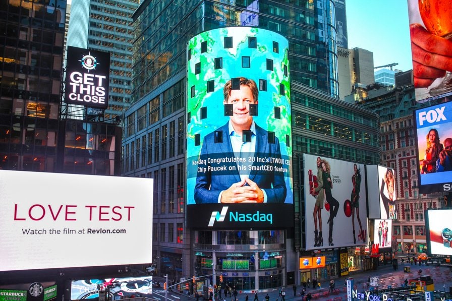 Featured in Time Square