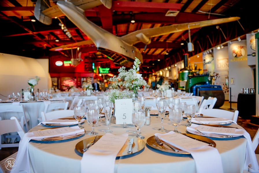 Baltimore Museum of Industry wedding reception space 