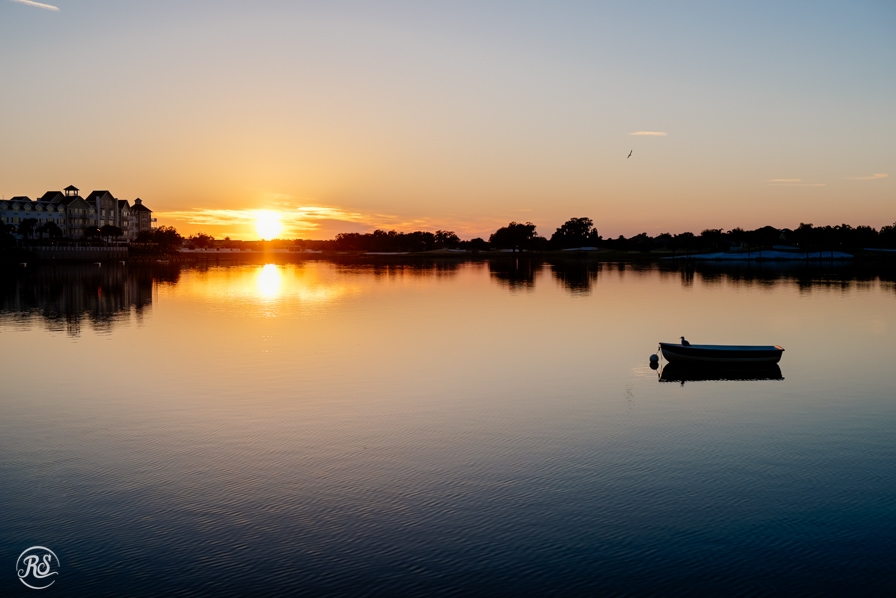 Sunset on lake Sumter Florida 