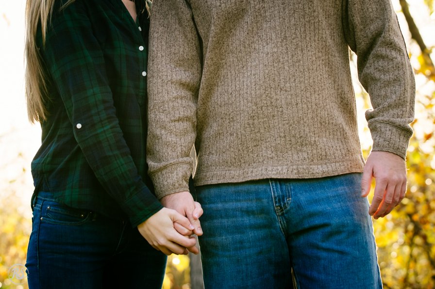 flannel and sweater engagement
