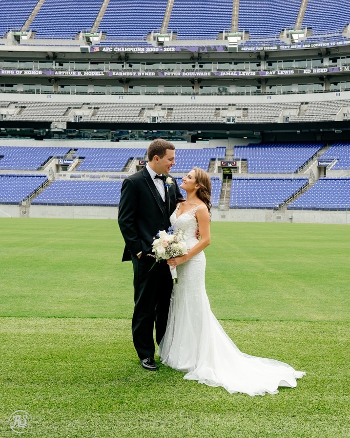 M&T Stadium Wedding Portraits 