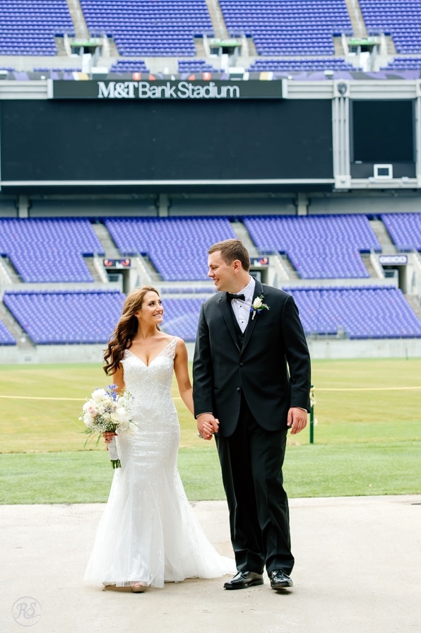 Ravens Stadium Wedding Photos