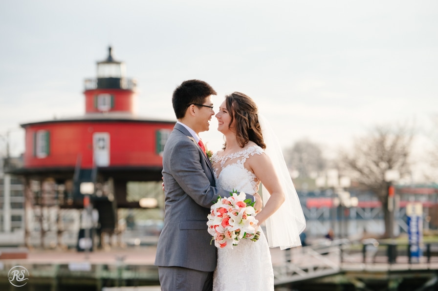 baltimore lighthouse wedding photos