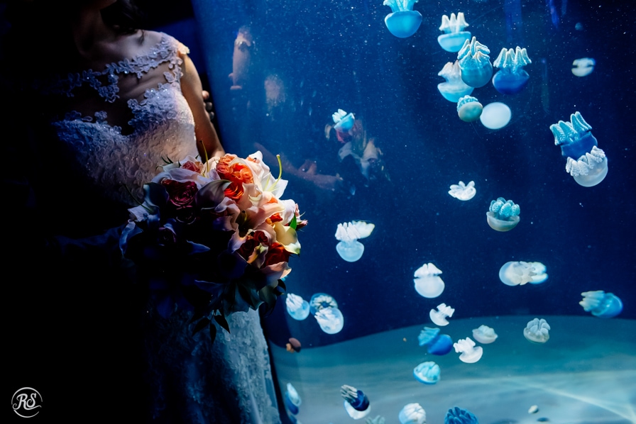 Baltimore National Aquarium Wedding Photography 