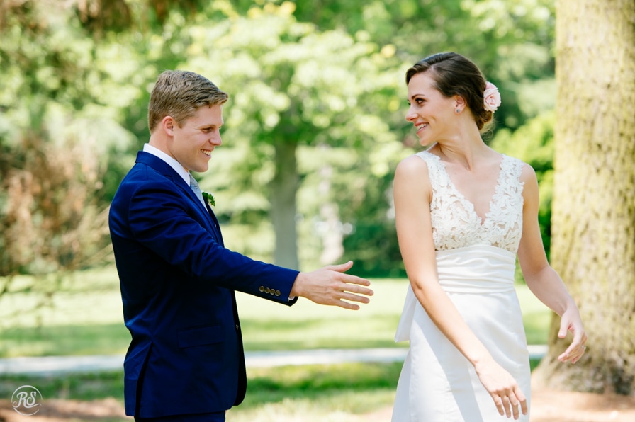 Groom checking out Bride