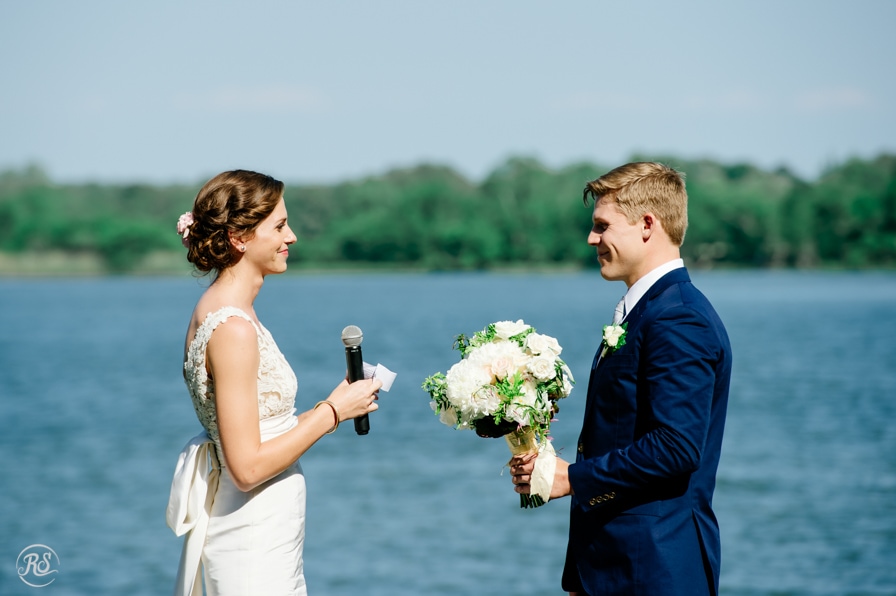 Oxford waterfront wedding ceremony 