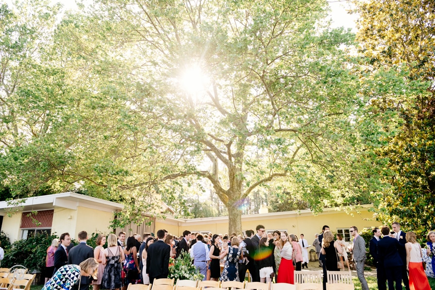 Incredible wedding cocktail hour location 
