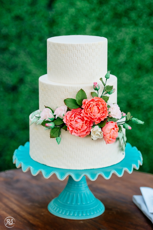 summertime wedding cake