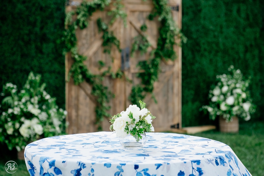 watercolor table cloth for hightop tables