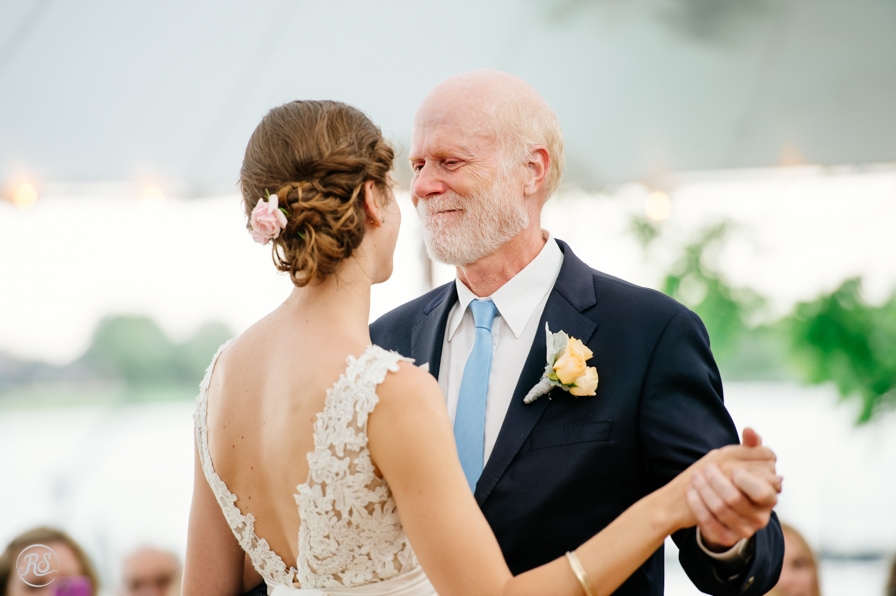 bride and her father dancing 
