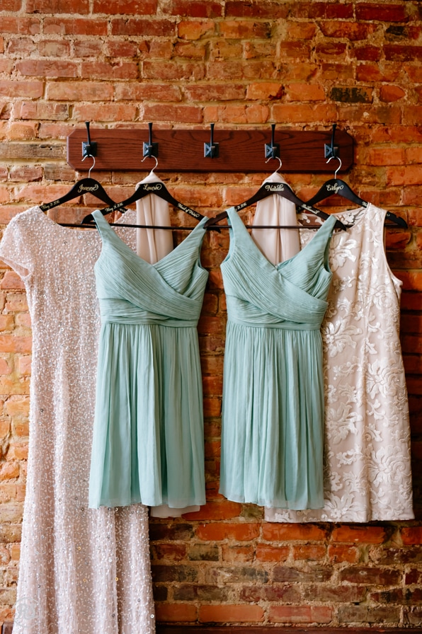 Bridesmaids dresses and mother of bride and groom dresses