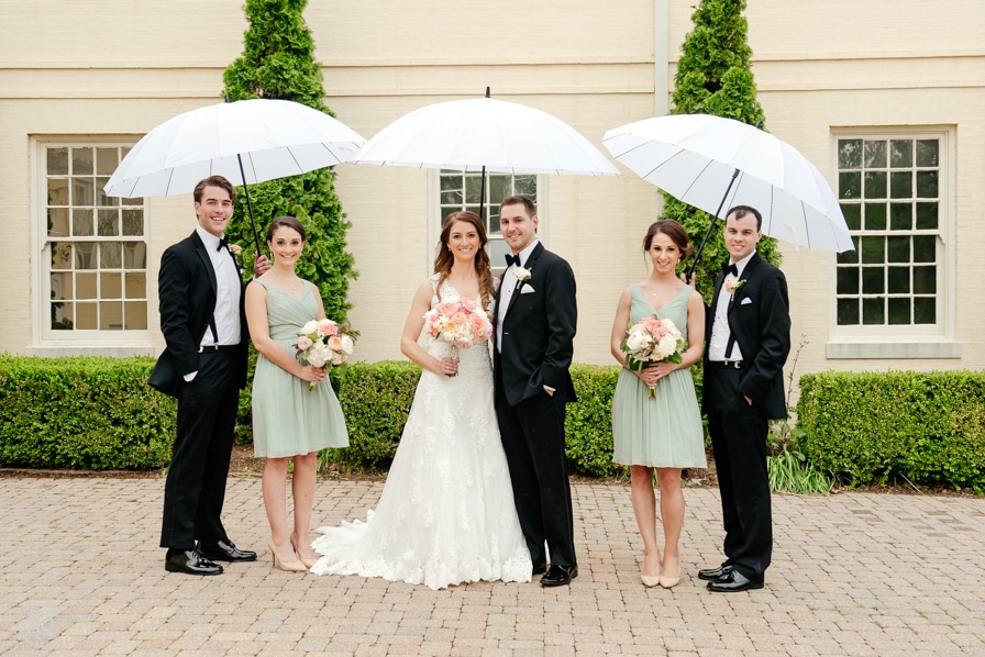 wedding day umbrellas 