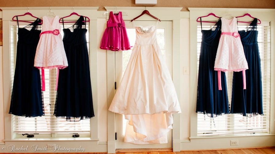 Bridesmaids and Wedding Gown dresses