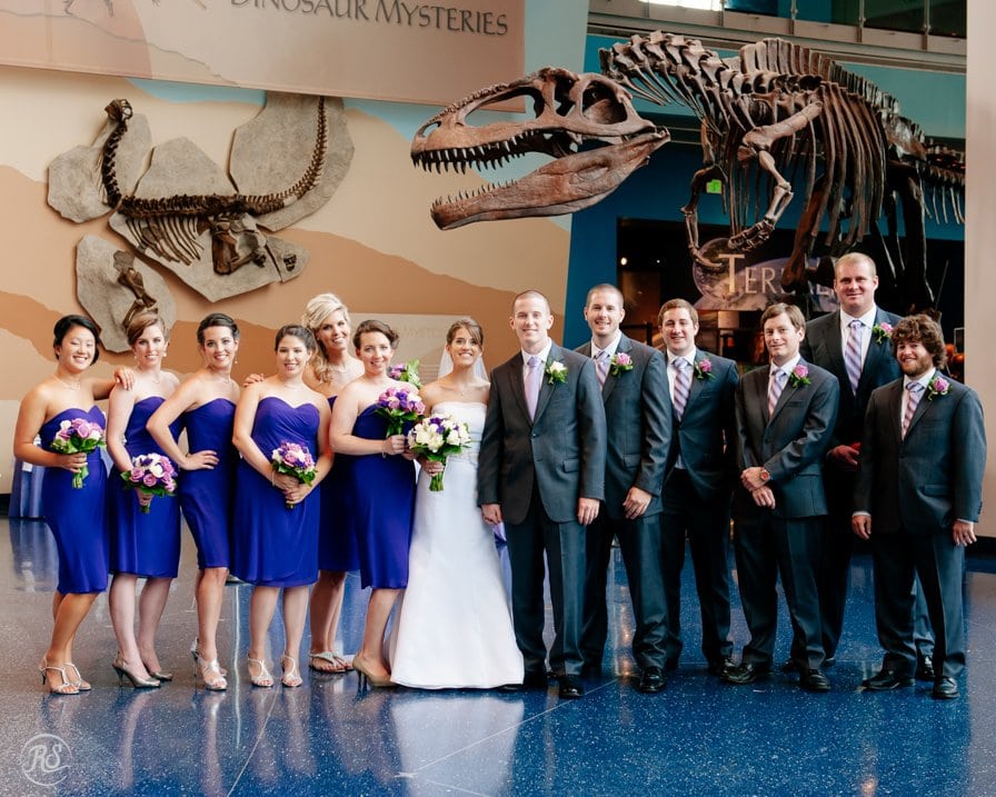 Dinosaur Themed wedding with T-Rex