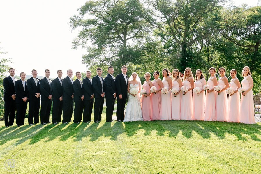 Bridal Party at Water's Edge Event Center 