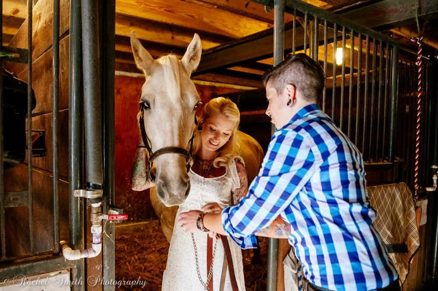 Maryland Horse Farm Engagement