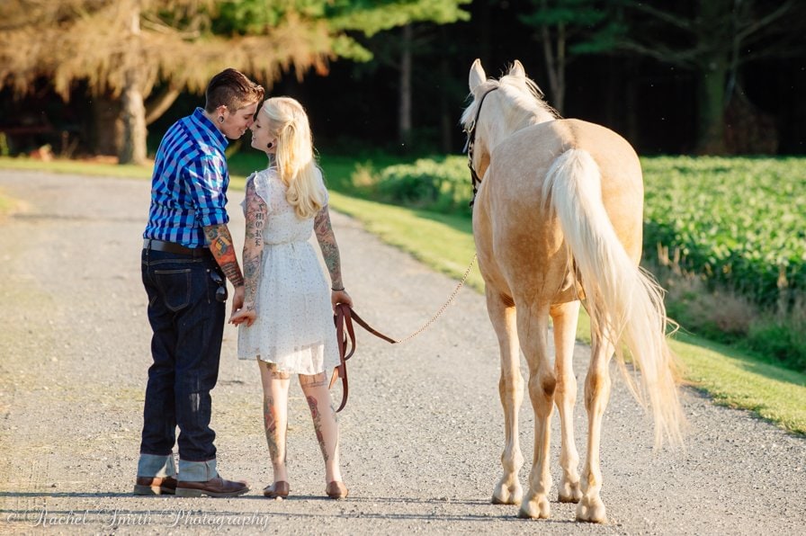 Engagement Session with Horse