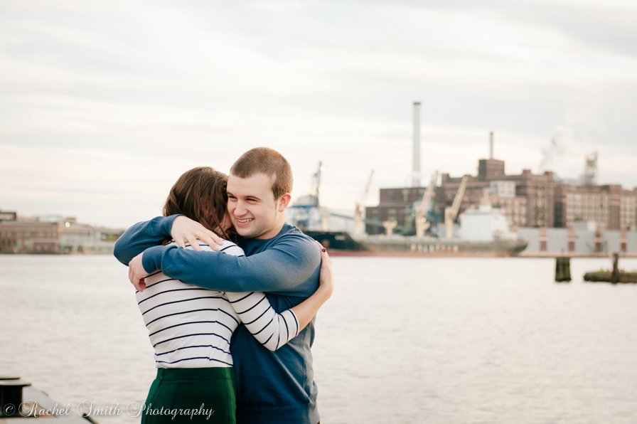 Fells Point Baltimore Engagement Session Dominos Sugar