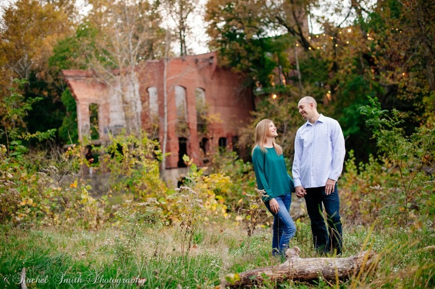 Savage Mill Maryland Portrait Session, Fall Engagement Session