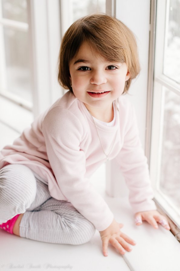 Maryland Family Photography, Snow Day, Toddler Girl