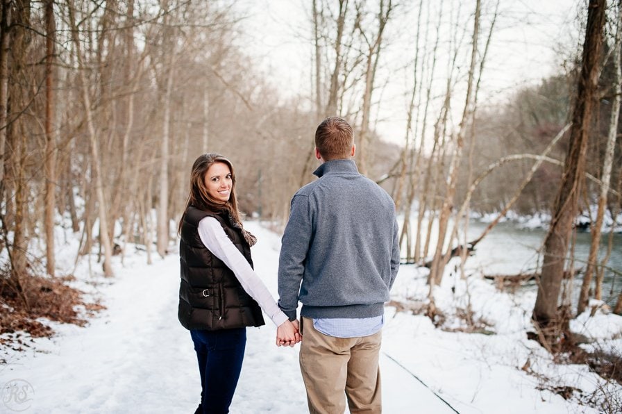 Snowy Engagement Photo Session