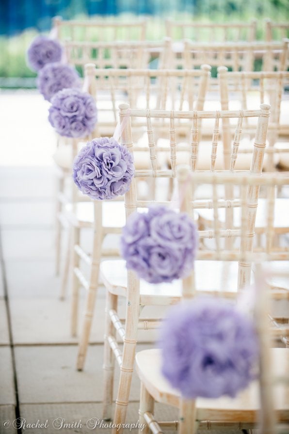 Wedding Ceremony in Purple