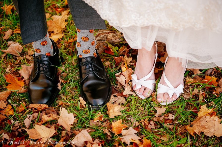 Groom Socks for fall wedding
