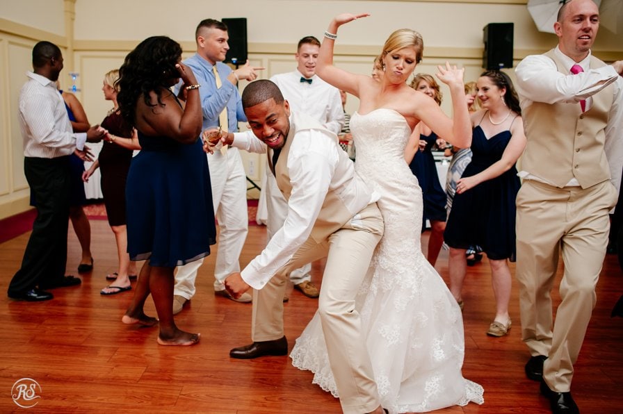 Bride's dance moves