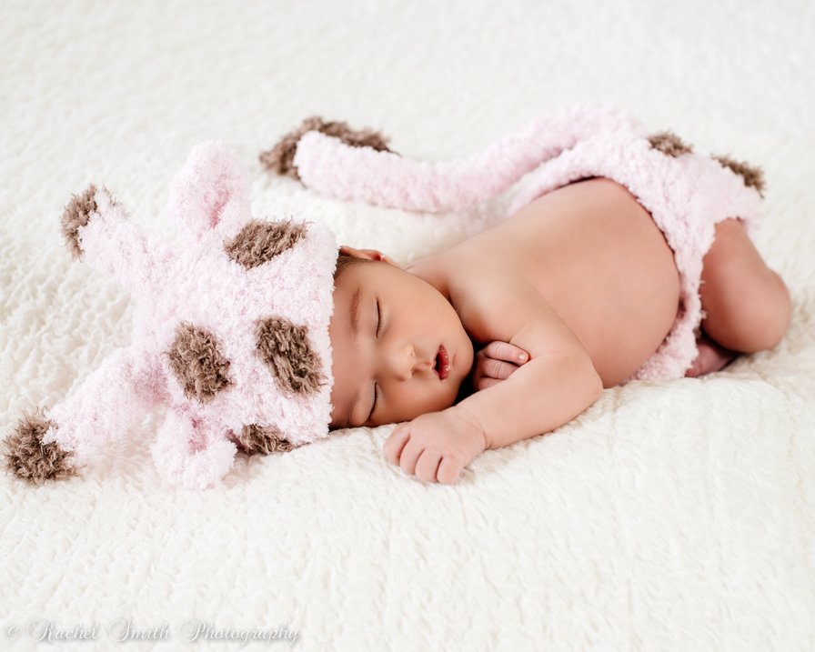 Newborn Photography, Giraffe outfit for newborn