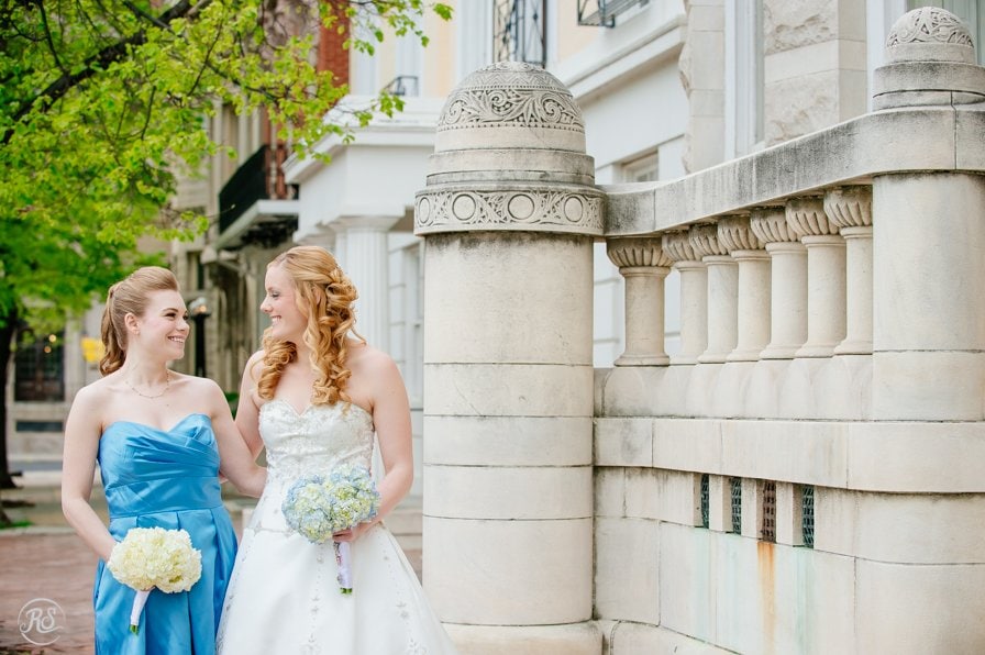 Bride and Maid of honor photo