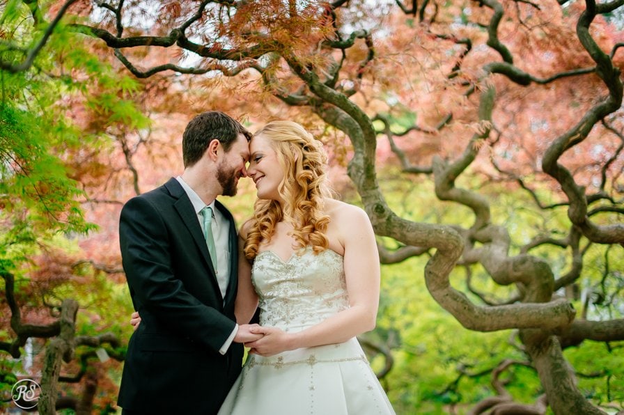 Bride and Groom at cylburn arboretum 