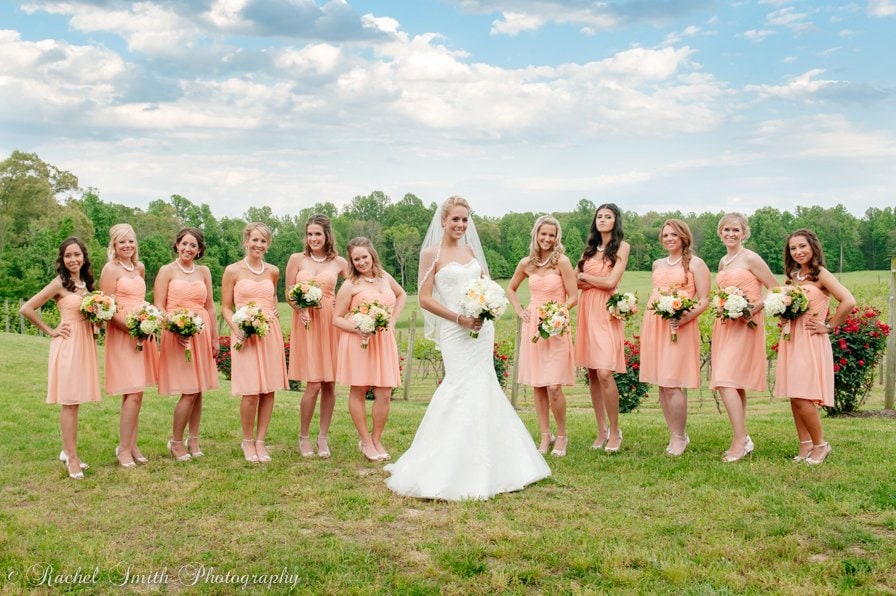 large Bridal Party