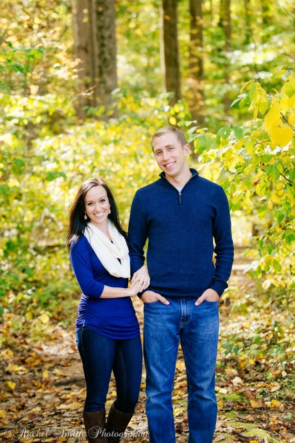 Engagement Session, Couple in Blue