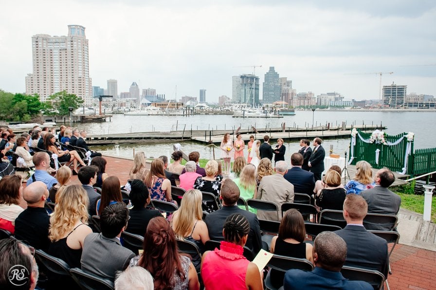 Baltimore Museum of Industry waterfront wedding ceremony