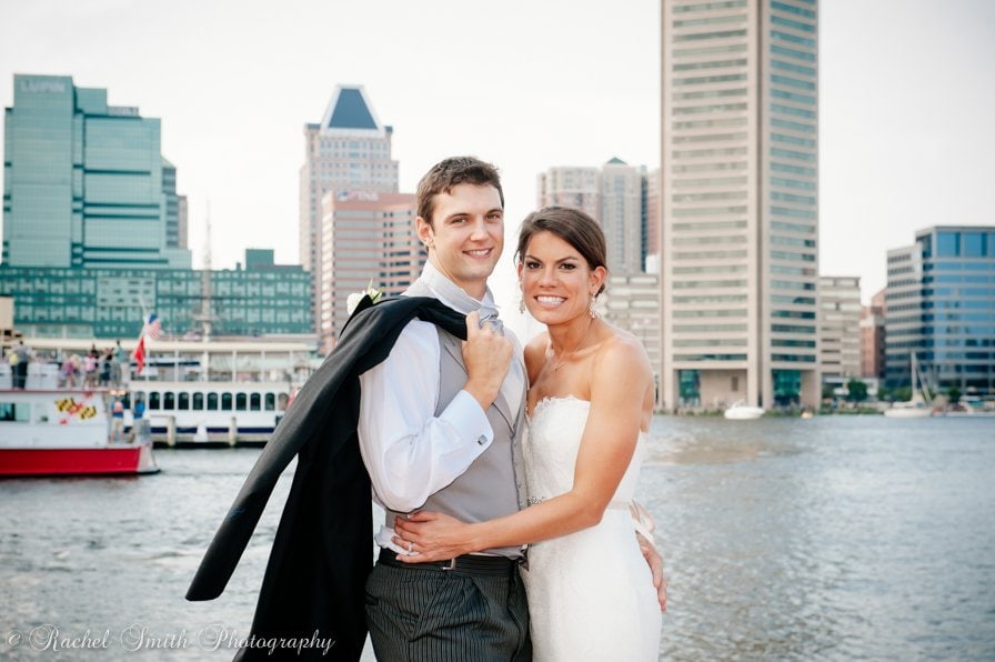 Baltimore Harbor Bride and Groom