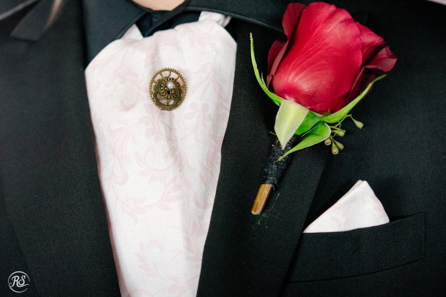 SteamPunk details for groom