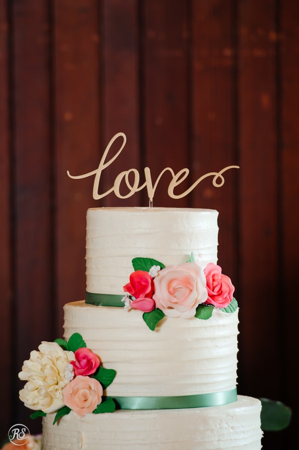 love sign cake topper 