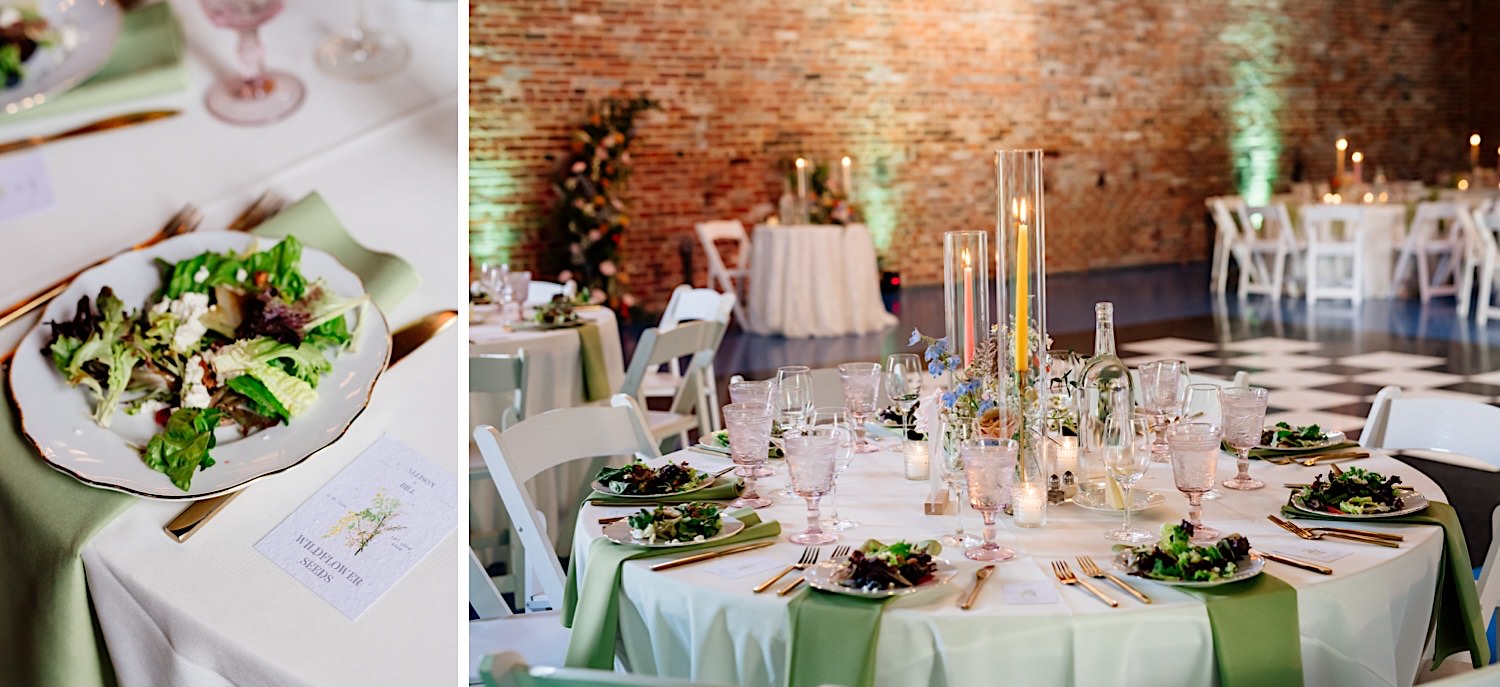 colorful candles for wedding centerpieces