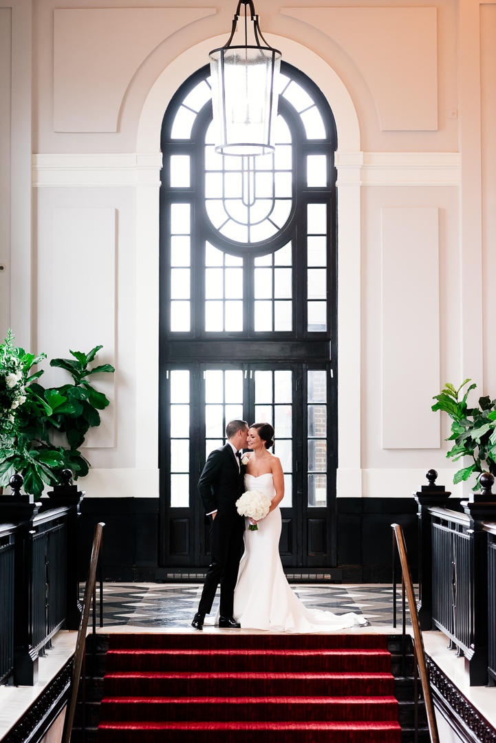 groom and bride at the iconic Sagamore Pendry wedding venue