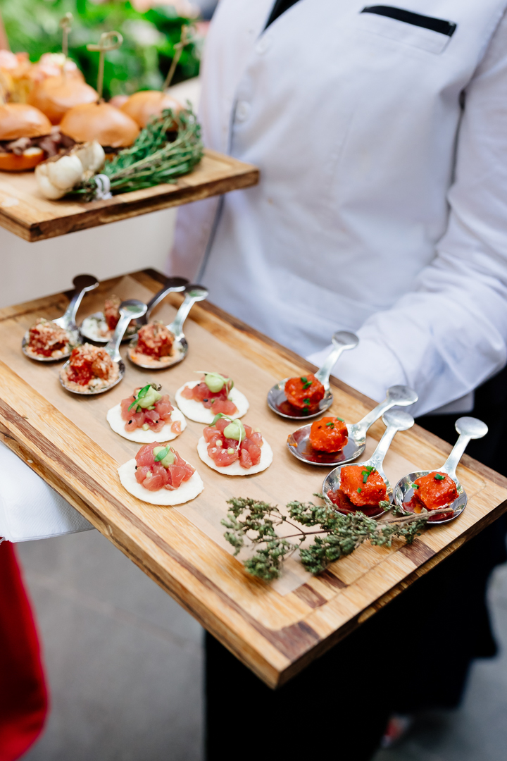 sagamore pendry wedding catering appetizers