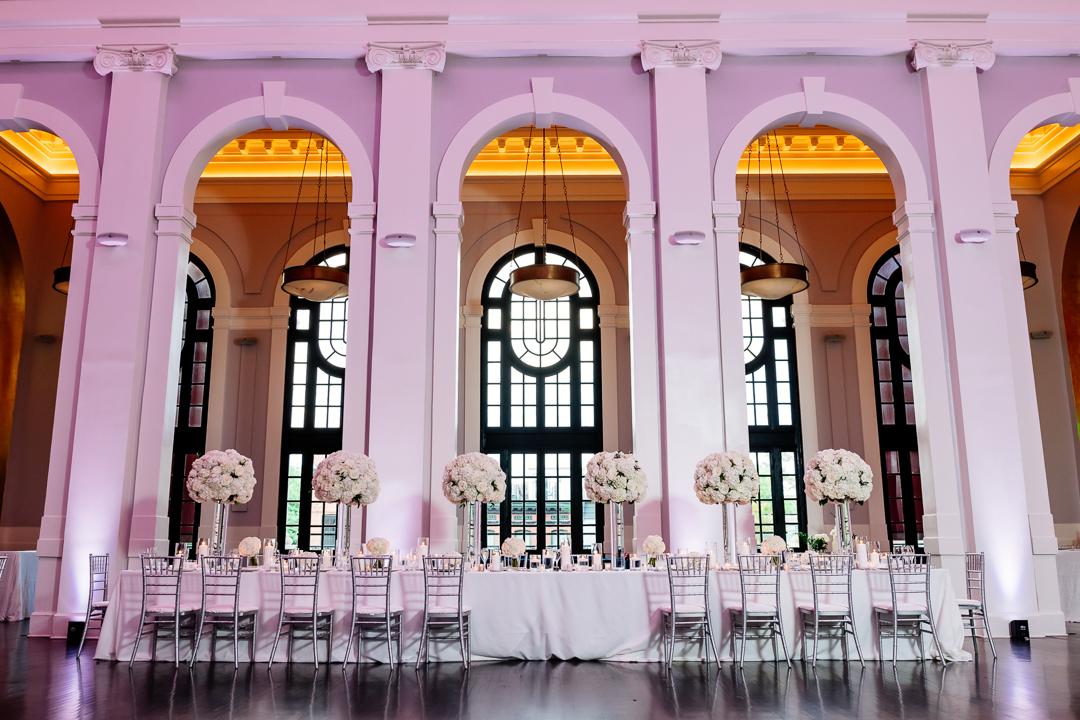 chic wedding at Sagamore pendry ballroom