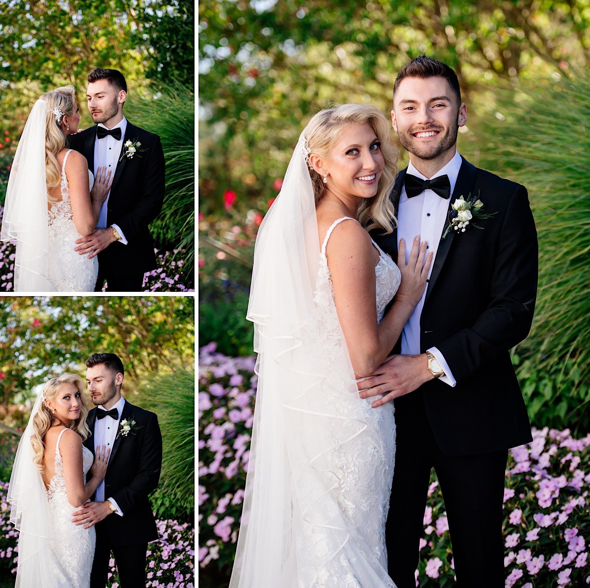 tropical wedding photo location in maryland