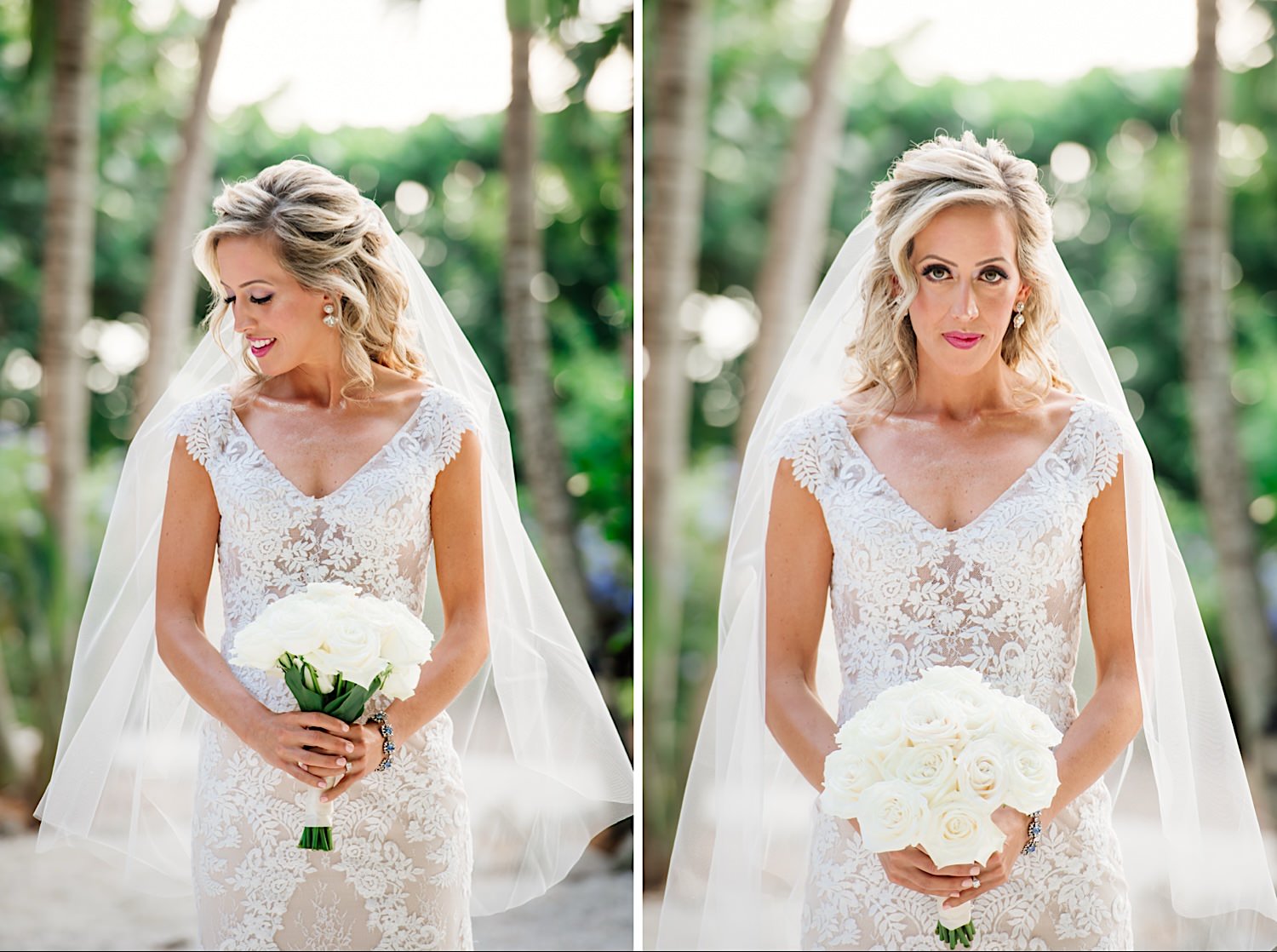 wedding day style for island bride