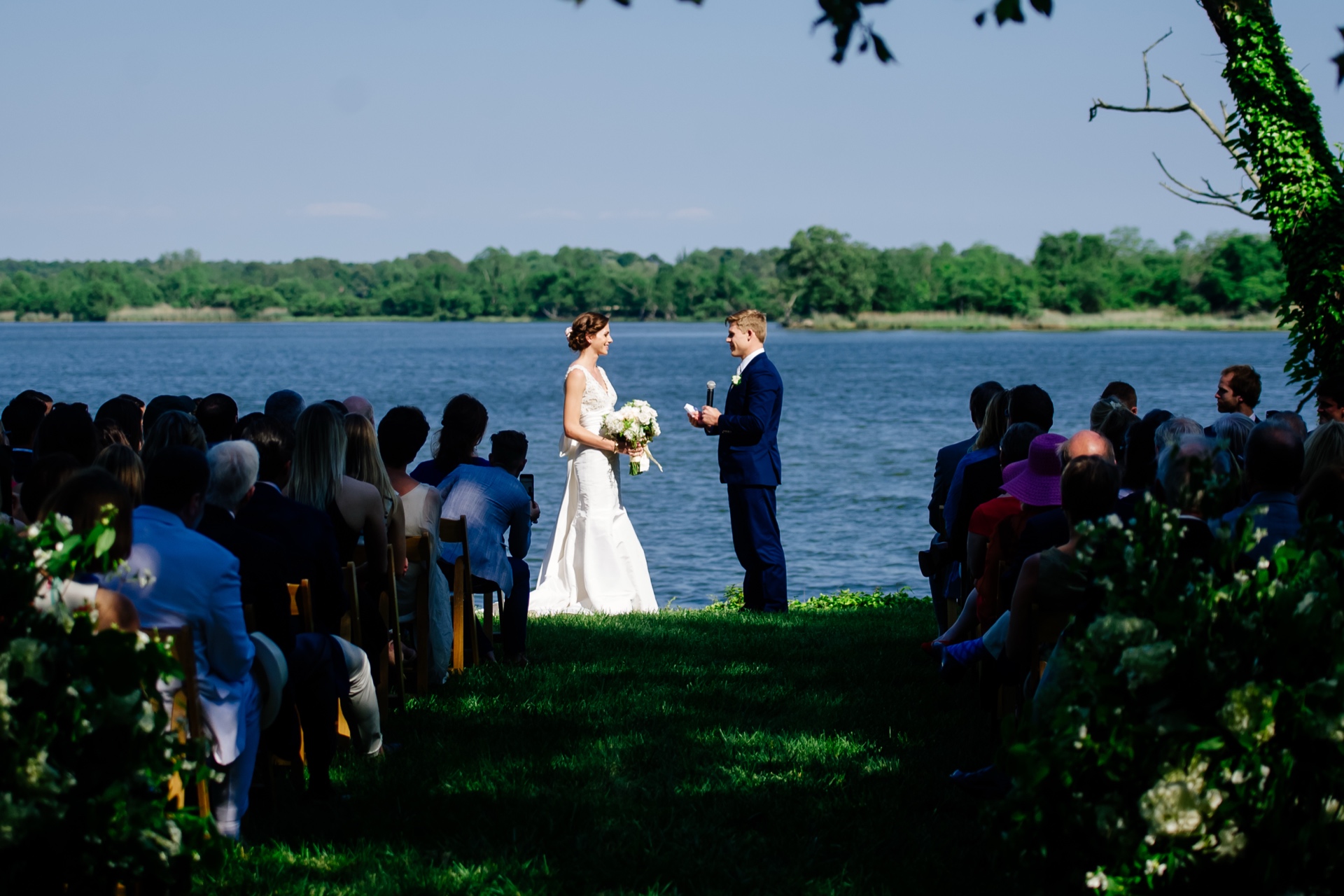 private wedding ceremony Oxford Maryland